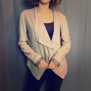 Lightweight leather jacket